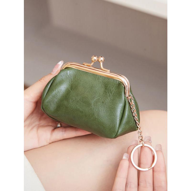 Retro mini lock clip coin purse, view 10 - MRSLM