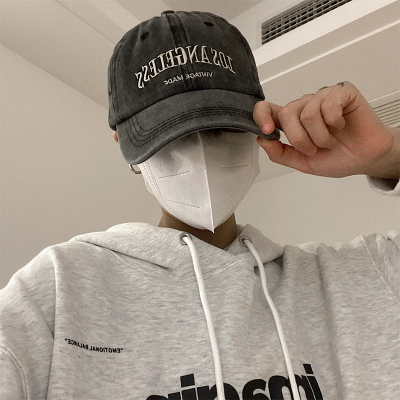 washed cotton duck bill cap, view 7 - MRSLM