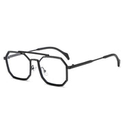 polygonal double bridge sunglasses, view 13 - MRSLM