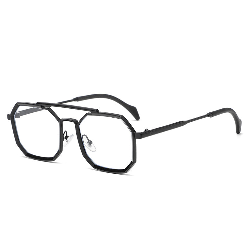 polygonal double bridge sunglasses, view 13 - MRSLM
