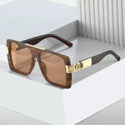 Gradient lens square sunglasses, view 9 - MRSLM