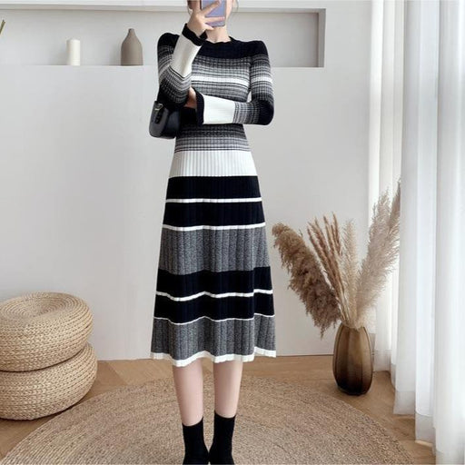 striped knitted dress - MRSLM
