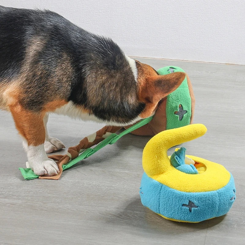 bite-resistant interactive dog chew toy, view 6 - MRSLM