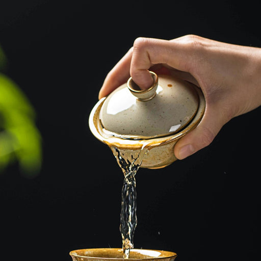 Gold painting tea set - MRSLM