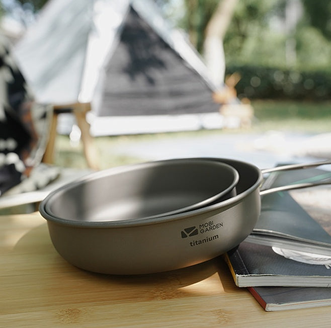 outdoor camping frying pan, view 5 - MRSLM