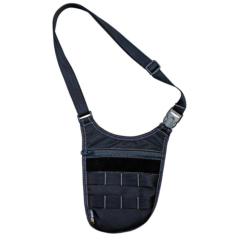 underarm nylon messenger bag, view 4 - MRSLM