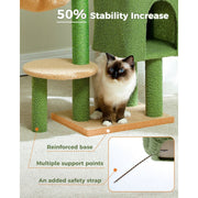 cactus cat tree tower, view 5 - MRSLM