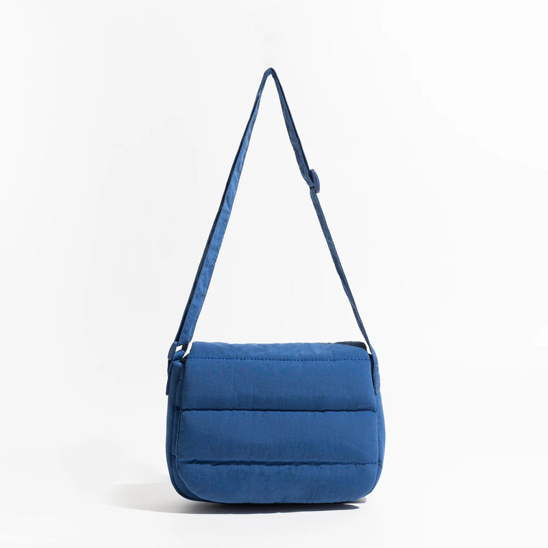quilted nylon crossbody purse, view 7 - MRSLM