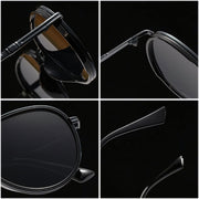 retro gradient pilot sunglasses, view 10 - MRSLM