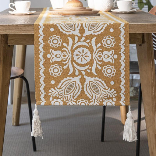 jacquard contrasting color table runner - MRSLM