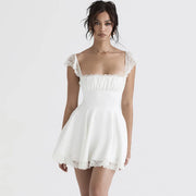 Lace mini dress, view 3 - MRSLM