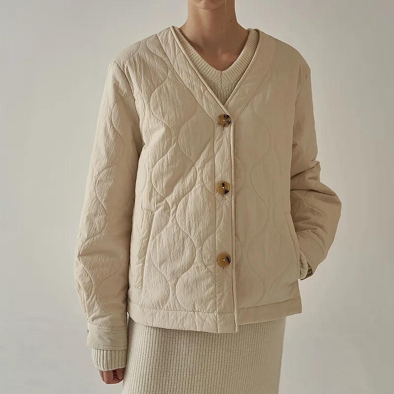 quilted women's winter jacket, view 6 - MRSLM