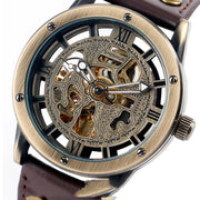 men's hollowed-out retro automatic watch, view 3 - MRSLM