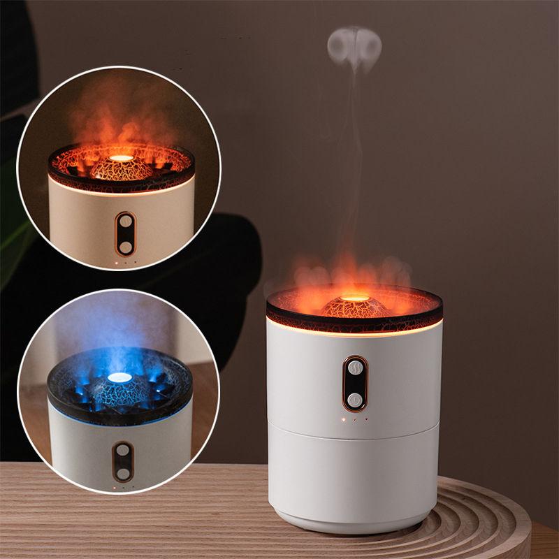 blue flame electric air humidifier, view 3 - MRSLM