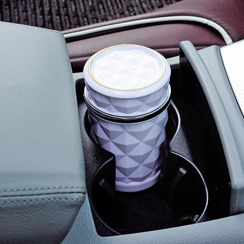 LED-lit portable car ashtray, view 7 - MRSLM