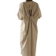 Women's casual long cotton dress, view 6 - MRSLM