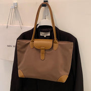 large Oxford cloth commuter tote bag, view 7 - MRSLM