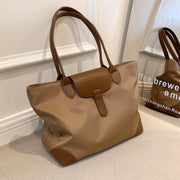 large Oxford cloth commuter tote bag, view 4 - MRSLM