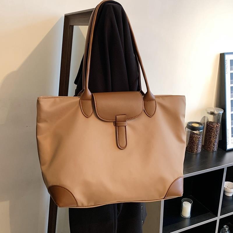 large Oxford cloth commuter tote bag, view 8 - MRSLM