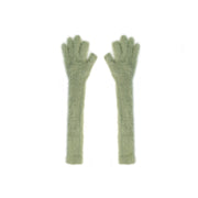 Women's long fingerless winter gloves, view 10 - MRSLM