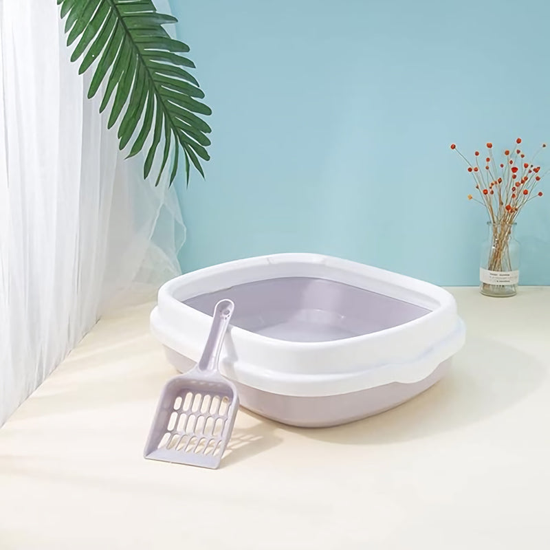 semi-closed cat litter box, view 5 - MRSLM