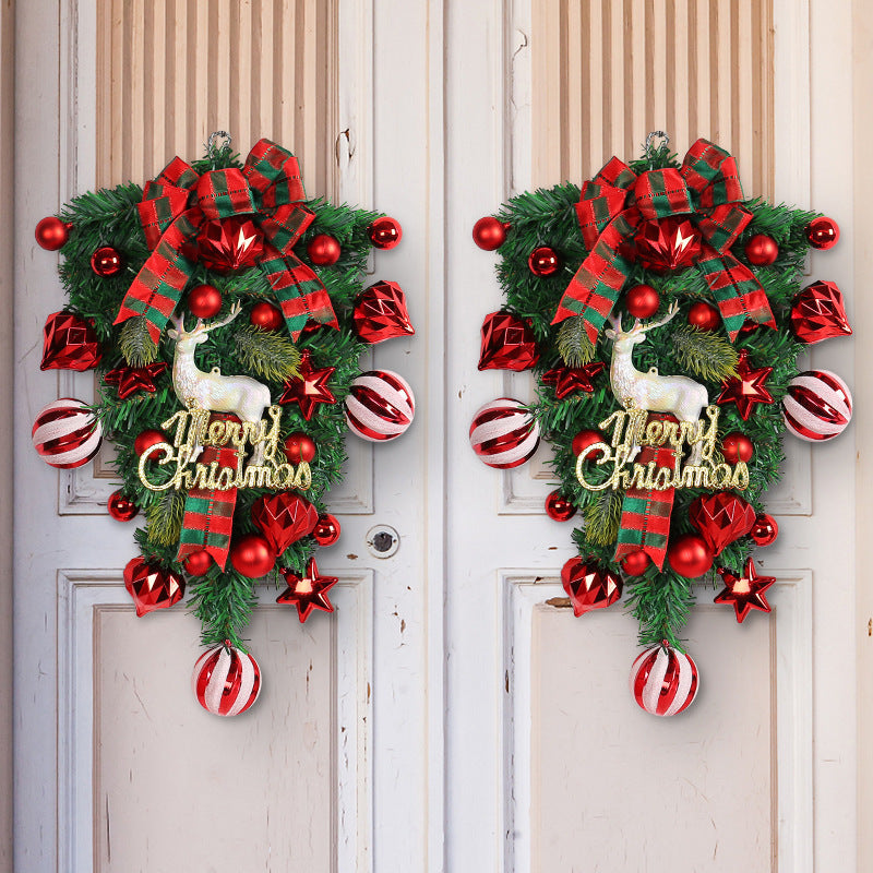 Christmas elk upside down tree garland, view 10 - MRSLM
