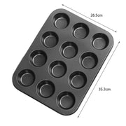 12-cup metal cake mold, view 8 - MRSLM