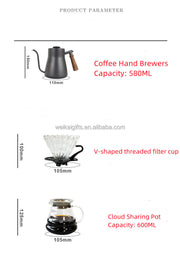 hand brew coffee set with grinder and scale, view 9 - MRSLM