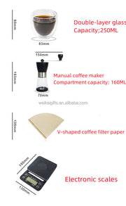 hand brew coffee set with grinder and scale, view 10 - MRSLM