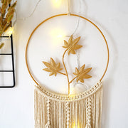 hand-woven tassel tapestry, view 7 - MRSLM