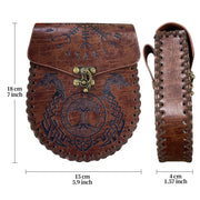 Medieval hanging belt coin purse, view 10 - MRSLM