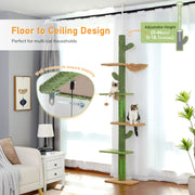 5-tier cactus cat tree, view 5 - MRSLM