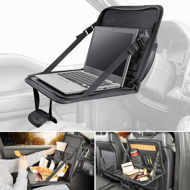 foldable car work table and laptop holder, view 2 - MRSLM