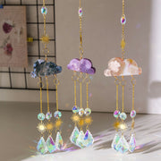 Crystal agate sun catcher wind chime - MRSLM