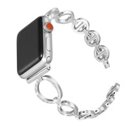 diamond chain steel smartwatch band, view 4 - MRSLM