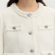elegant tassel slim fit jacket, view 8 - MRSLM