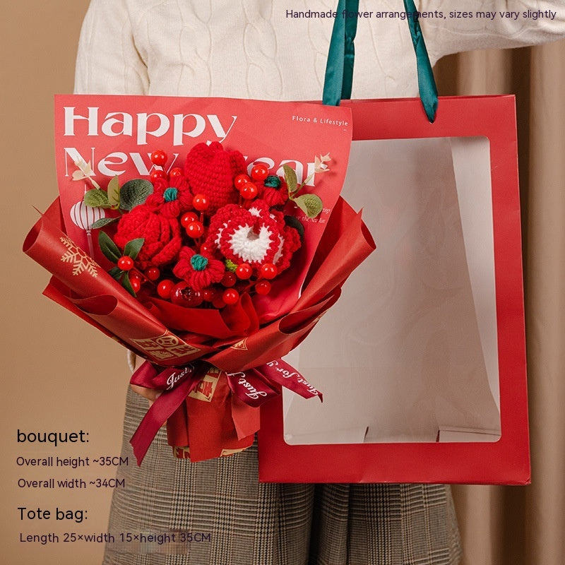 knitted tulip bouquet gift, view 8 - MRSLM