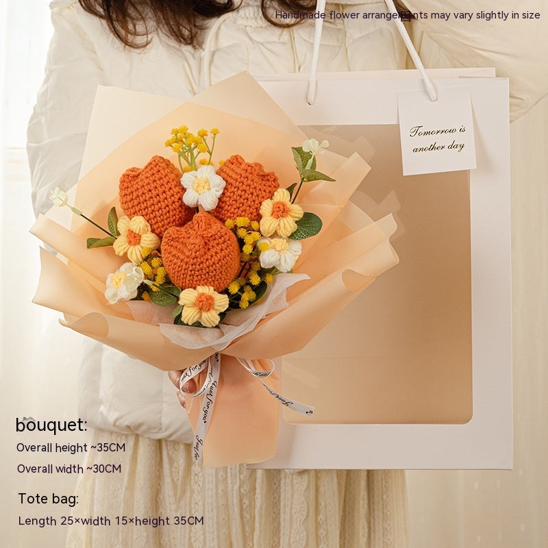 knitted tulip bouquet gift, view 9 - MRSLM
