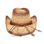 hollow out western cowboy hat, view 7 - MRSLM