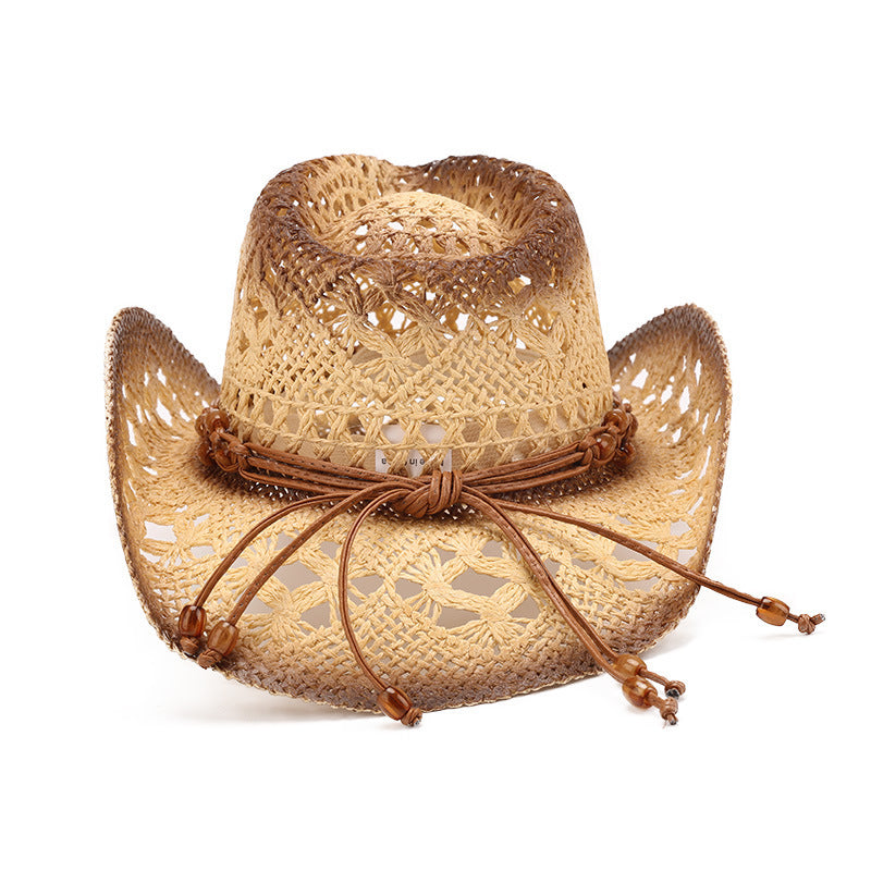 hollow out western cowboy hat, view 7 - MRSLM