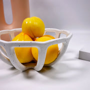 nordic hollow ceramic fruit basket, view 7 - MRSLM
