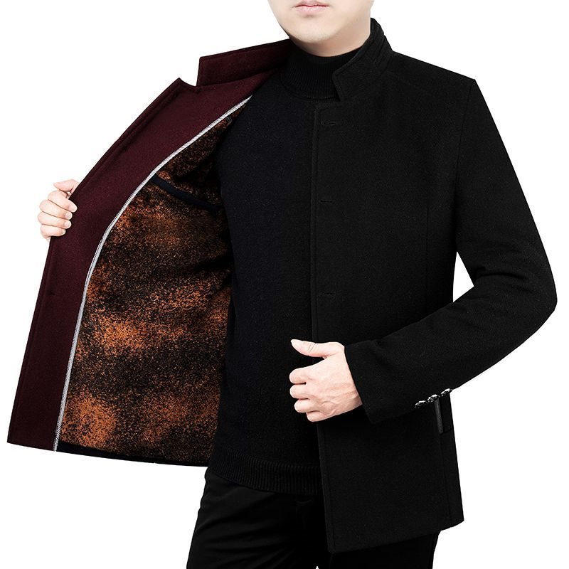 middle-aged men's woolen coat, view 9 - MRSLM