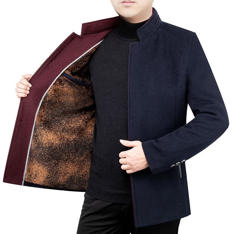middle-aged men's woolen coat, view 10 - MRSLM