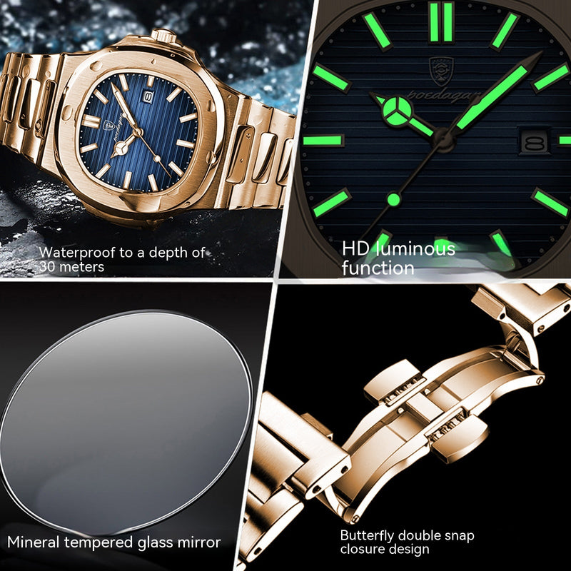 ultra-thin quartz watch, view 8 - MRSLM