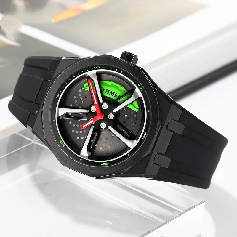 men's hollow quartz watch, view 7 - MRSLM