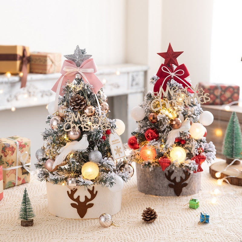 flocked snow Christmas tree - MRSLM