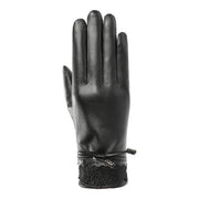women's sheepskin warm cycling gloves, view 10 - MRSLM