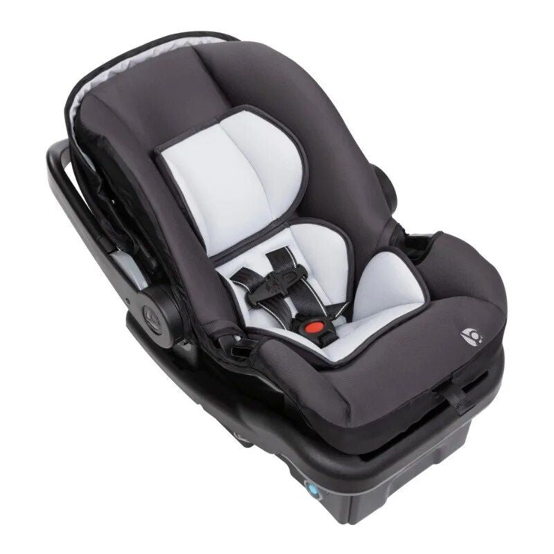 infant car seat in desert midnight black, view 5 - MRSLM