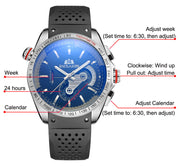 men's automatic mechanical noctilucent watch, view 8 - MRSLM