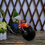 solar motorcycle resin statue pendant, view 4 - MRSLM